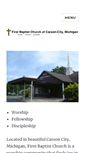 Mobile Screenshot of firstbaptistcarsoncity.org